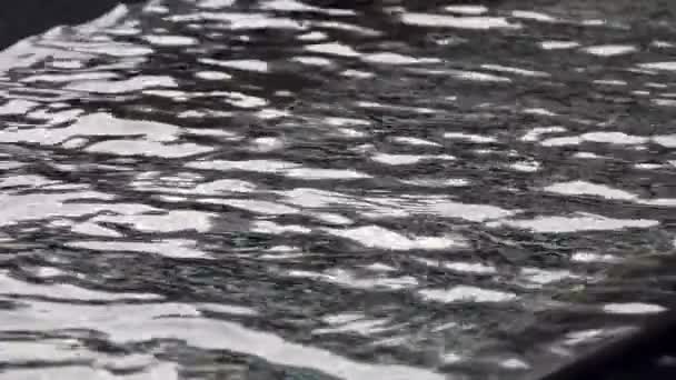 Zeitlupe Eines Künstlichen Wasserfalls Inmitten Des Daan Parks Taipeh Wasser — Stockvideo