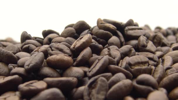 Hand Rostade Kaffebönorna Ingrediens För Kaffe Dan — Stockvideo