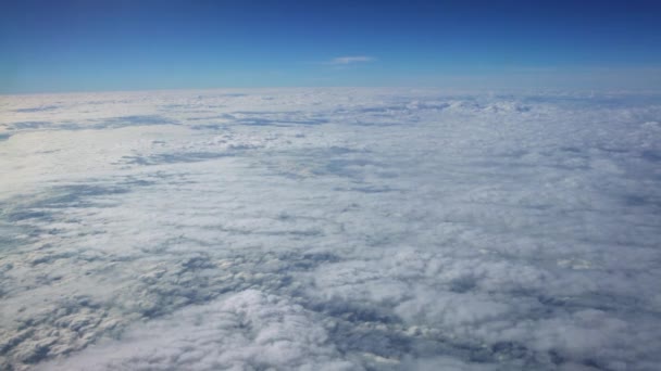 Maravillosa Vista Del Cielo Las Nubes Con Luz Del Sol — Vídeos de Stock