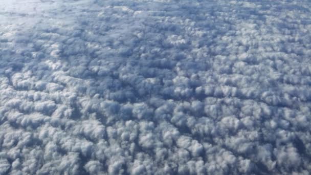 Vista Maravilhosa Céu Nuvens Com Luz Sol Cima Como Visto — Vídeo de Stock