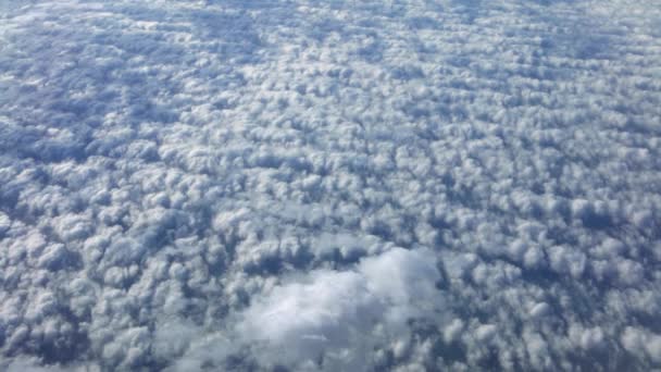 Vista Maravilhosa Céu Nuvens Com Luz Sol Cima Como Visto — Vídeo de Stock