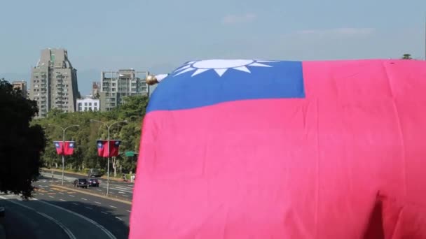 Principais Cidades Taiwan Capital Taipei Têm Que Lidar Com Número — Vídeo de Stock