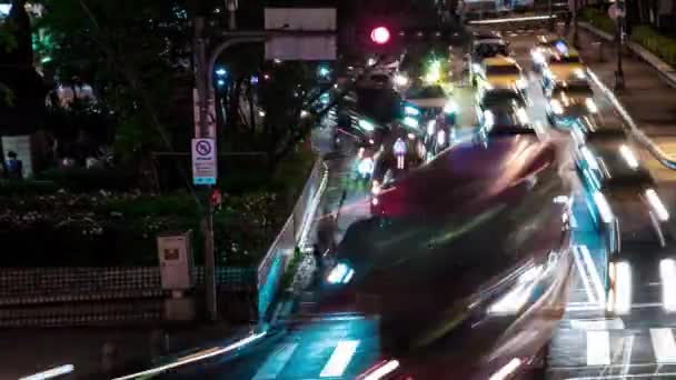 Taipeh Taiwan April 2017 Zeitraffer Ansicht Der Straße Mit Verkehr — Stockvideo