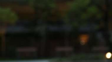 Beyaz tenli Avrupalı iş adamı ve şehir kıyafetleri içindeki Asyalı iş kadını arasındaki el sıkışma - Dan