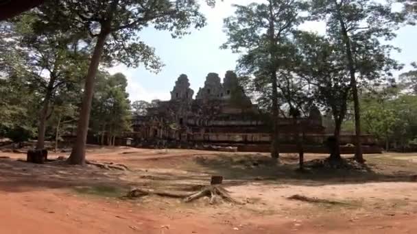 Siem Reap Cambodia April 2018 Angkor Wat Όπως Φαίνεται Από — Αρχείο Βίντεο