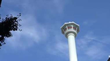 Güney Kore 'deki 4K Busan Gözlem Kulesi.