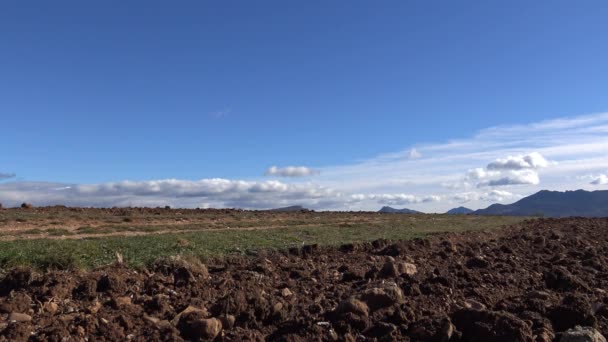 Une Belle Colline Campagne Agricole Dans Paysage Rural Espagnol Dan — Video