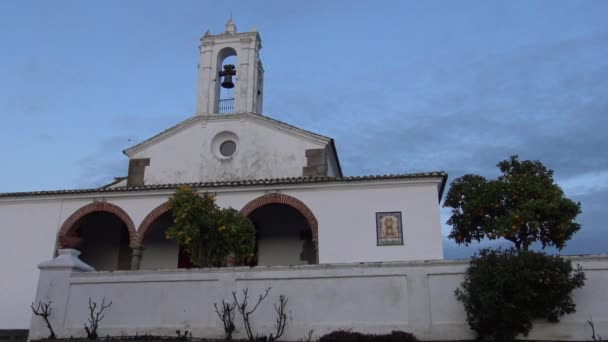 Saint Maria Los Remedios Sanktuarium Jest Sanktuarium Jerez Los Caballeros — Wideo stockowe