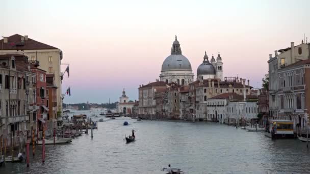 Venecia Italia Septiembre 2018 Hermosa Vista Basílica Santa Maria Della — Vídeos de Stock