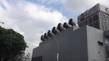 4K Kentsel Fabrika ve Hava Kirliliği.