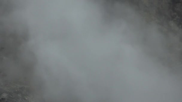 Fumarole Nella Montagna Qixing Nel Centro Del Parco Nazionale Yangmingshan — Video Stock