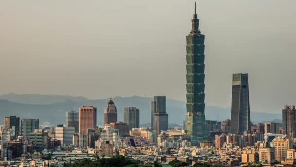 Beau Timelapse Aérien Jour Comme Nuit Magnifique Vue Sur Coucher — Video