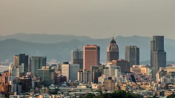 Beau Timelapse Aérien Jour Comme Nuit Magnifique Hyperlapsus Construction Paysage — Video