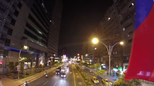 Die Großstädte Taiwans Der Hauptstadt Taipeh Haben Mit Einer Wachsenden — Stockvideo