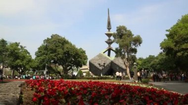 Taipei, Tayvan-28 Şubat 2015: Belediye Parkı 228 Barış Anıtı Tayvan, bu parkta toplanan insanlar savaştan sonra 28-02-1948-Dan