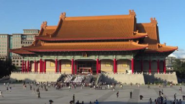 Taipei, Tayvan-04 Ekim 2015: 4K resmi grup müziği Taipei-Dan 'de çok ünlü bir turistik merkezdir.