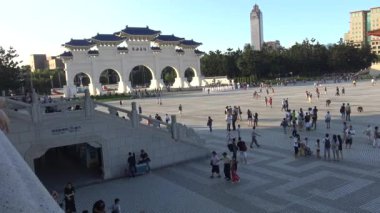 Taipei, Tayvan-04 Ekim 2015: 4K resmi grup müziği Taipei-Dan 'de çok ünlü bir turistik merkezdir.