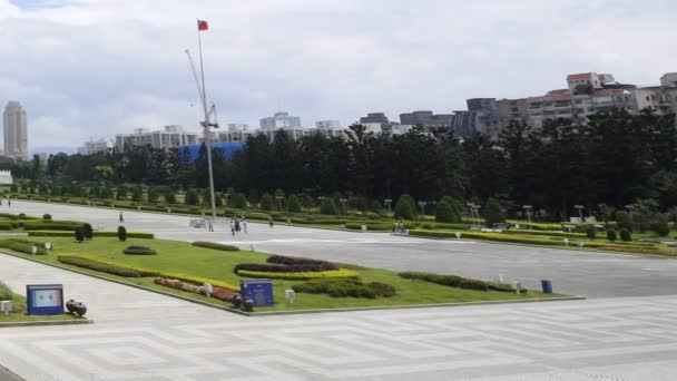 Taipei Taiwan Maio 2016 Vista Tempo Chiang Kai Shek Memorial — Vídeo de Stock