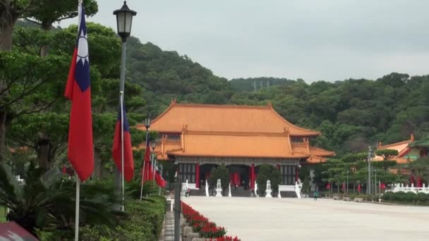 Santuario Nacional Los Mártires Revolución Distrito Zhongshan Dedicado Los Muertos — Vídeos de Stock