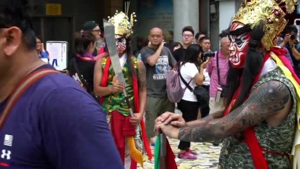 2018 Taipei Taiwan June 2018 Slow Motion Procession Jia Jiang — 비디오