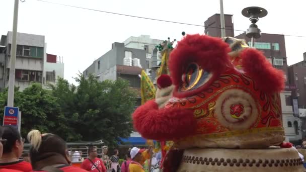 Taipei Tajwan Maja 2017 Święto Matsu Boga Tradycyjni Bogowie Parady — Wideo stockowe