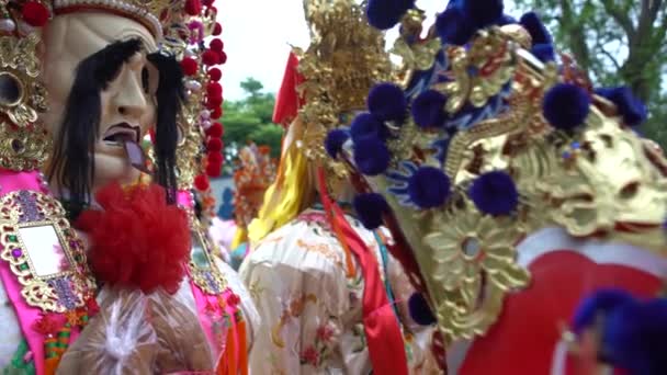 Taipeh Taiwan Mai 2017 Feier Des Matsu Gottes Traditionelle Taiwanesische — Stockvideo