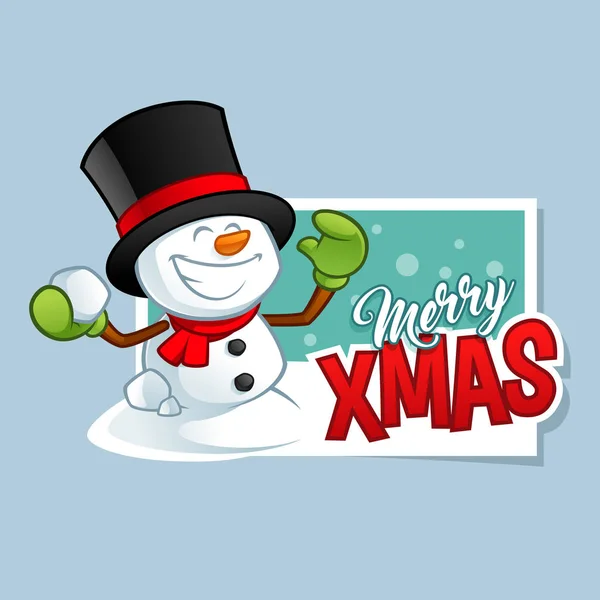 クリスマスグリーティングカード — ストックベクタ