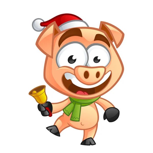 Lindo cerdito — Vector de stock