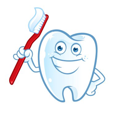 Kocaman bir gülümseme ile sempatik diş