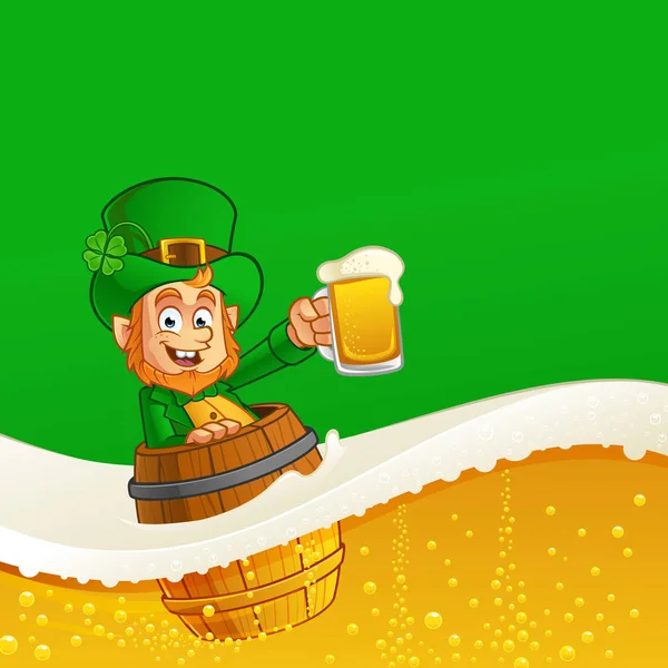 Manó, St. Patrick's Day — Stock Vector