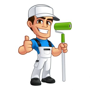 Profesyonel ressam vektör çizim
