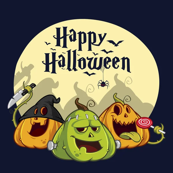 Ilustración vectorial para celebrar Halloween — Vector de stock