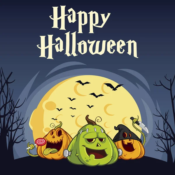 Ilustración vectorial para celebrar Halloween — Vector de stock