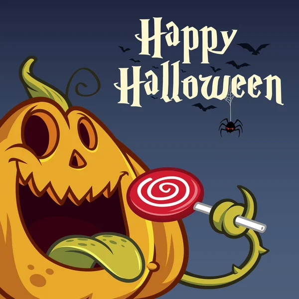 Vectorillustratie te vieren Halloween — Stockvector