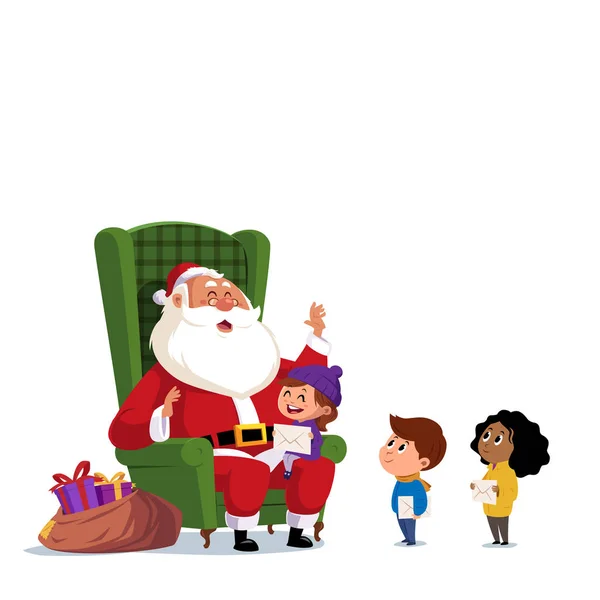Papai Noel e Natal —  Vetores de Stock