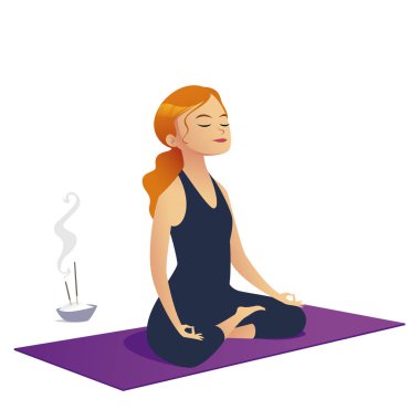 Yoga yapan kadın