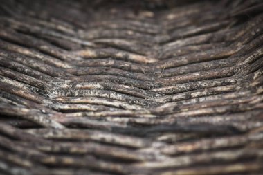 Arka plan doku eski sepeti dallar dokuma