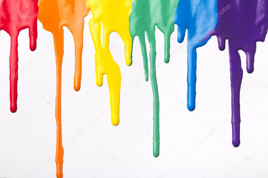 painted abstract background,flowing multicolored paint