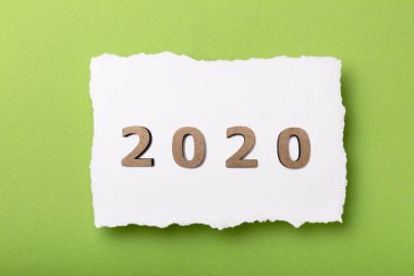 Beyaz kağıt, yeni yıl konsepti, takvim kapağı tasarımı, yeni renkli sayfa.