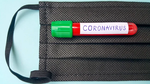 Tubi Vuoto Covid Coronavirus Lavoro Medico Con Campioni Sangue Nel — Foto Stock