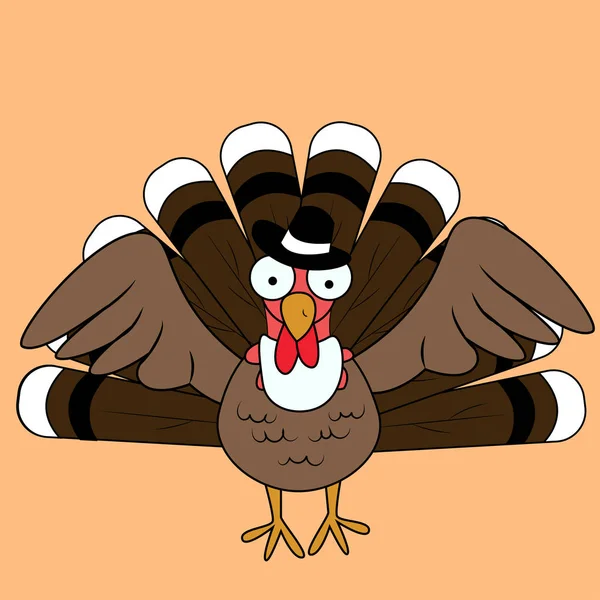 Turkey Hat Thanksgiving — Stock Photo, Image