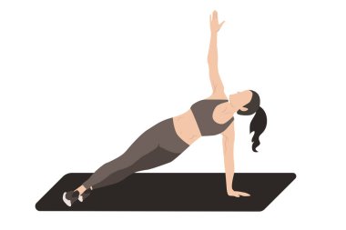 Vektör illüstrasyonu: egzersiz kenarına basın