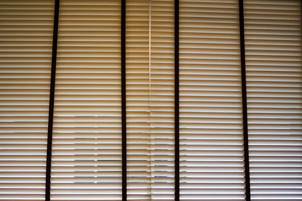 Close up of window blinds / windows jalousie / Venetian blinds / — Zdjęcie stockowe