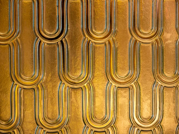 Zbliżenie Abstrakcyjnego Złota Kolorowe Teksturowane Tło Motywem Art Deco Zdjęcie Stockowe