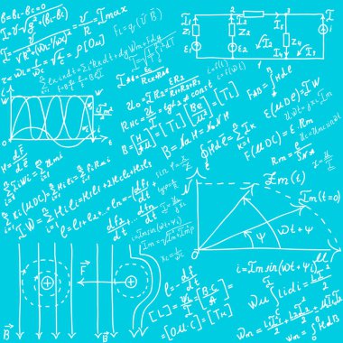 Matematiksel denklemler ve formüller - illüstrasyon