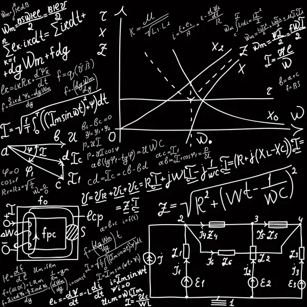 Mathematical equations and formulas - illustration