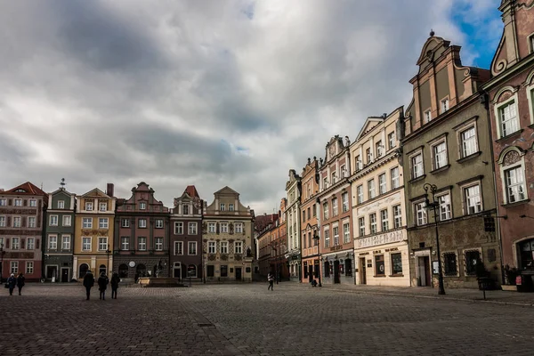 Sternenhimmel Rynek-Platz in Posen — Stockfoto