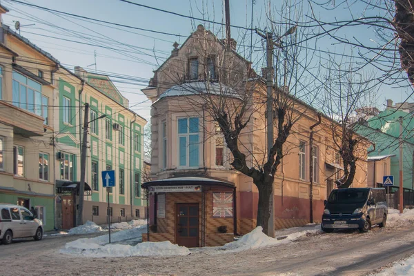 Chernivtsi sokakta — Stok fotoğraf