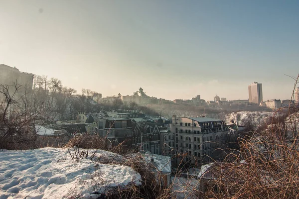 Skyline von Kiew, Ukraine — Stockfoto