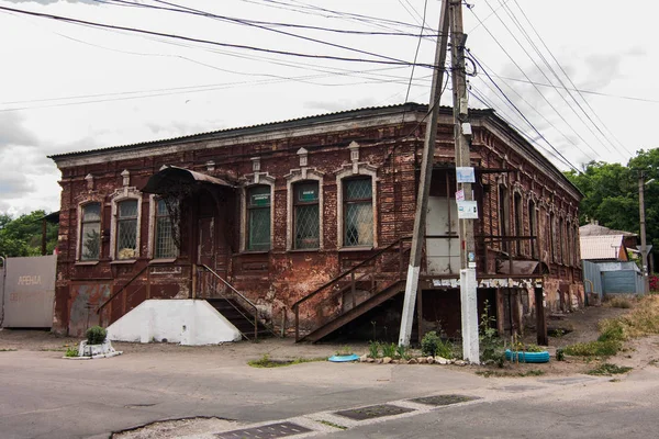 Dawny Stary Sklep Centrum Mariupola Ukraina — Zdjęcie stockowe